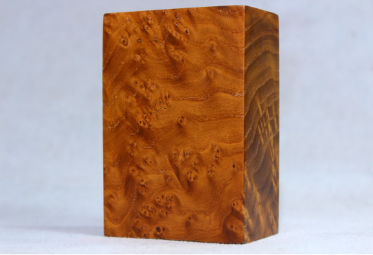 Stabilized Russian Olive Burl Wood Mod Block